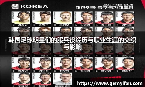 韩国足球明星们的服兵役经历与职业生涯的交织与影响